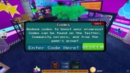 Redeem codes here (Image via Roblox)